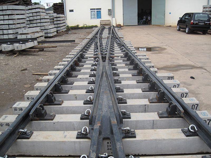 出口印尼UIC54-12號單開道岔