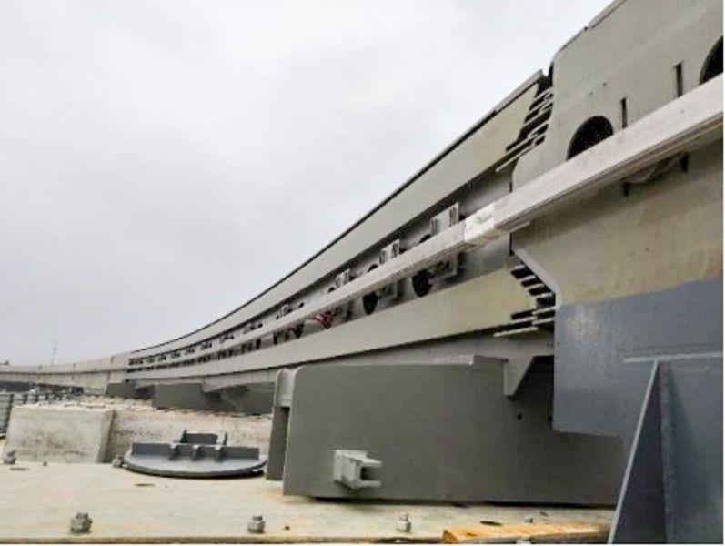 跨座式單軌鋼鋁複合接觸軌係統